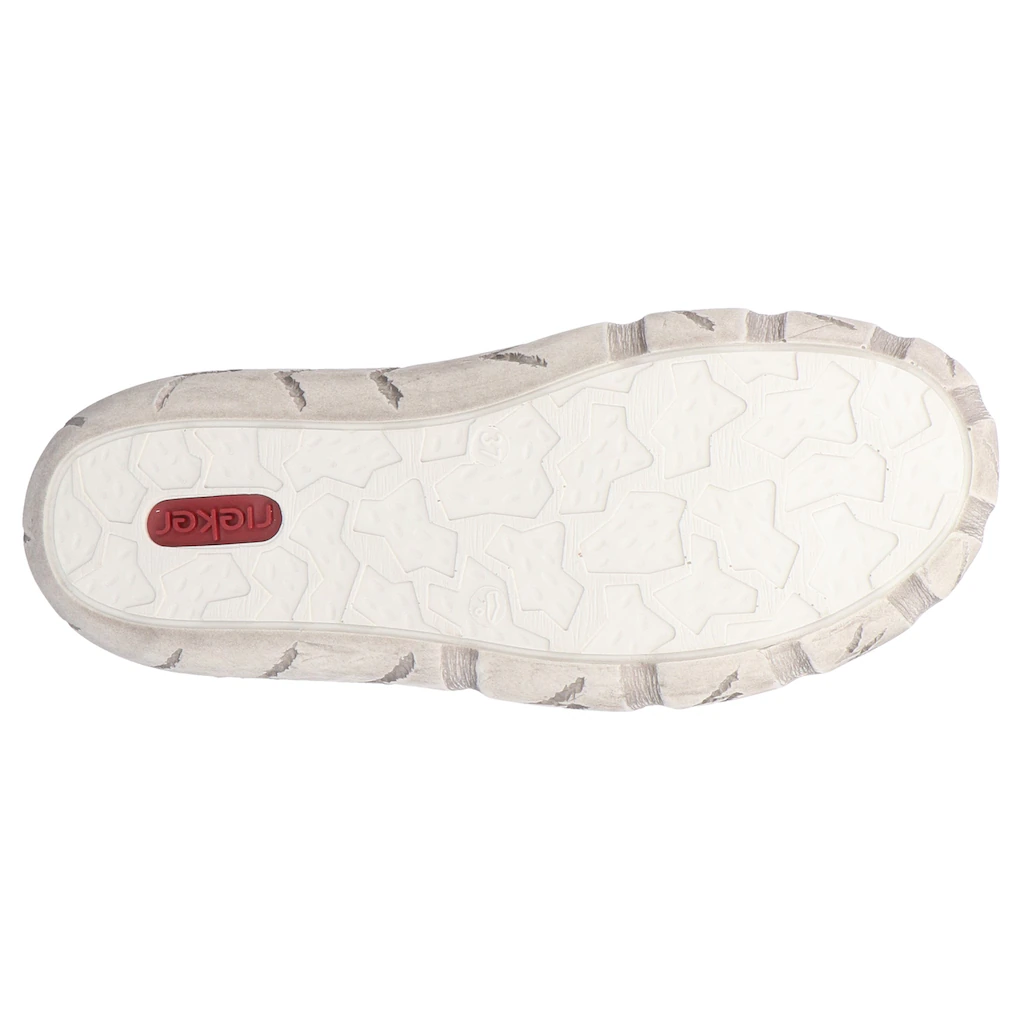 Rieker Sneaker Freizeitschuh Halbschuh Schlupfschuh mit bunter Ziernaht kaufen Letzte 2 Tage