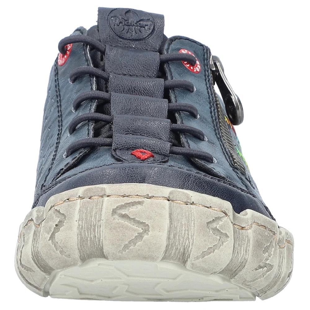 Rieker Sneaker Freizeitschuh Halbschuh Schlupfschuh mit bunter Ziernaht kaufen Letzte 2 Tage