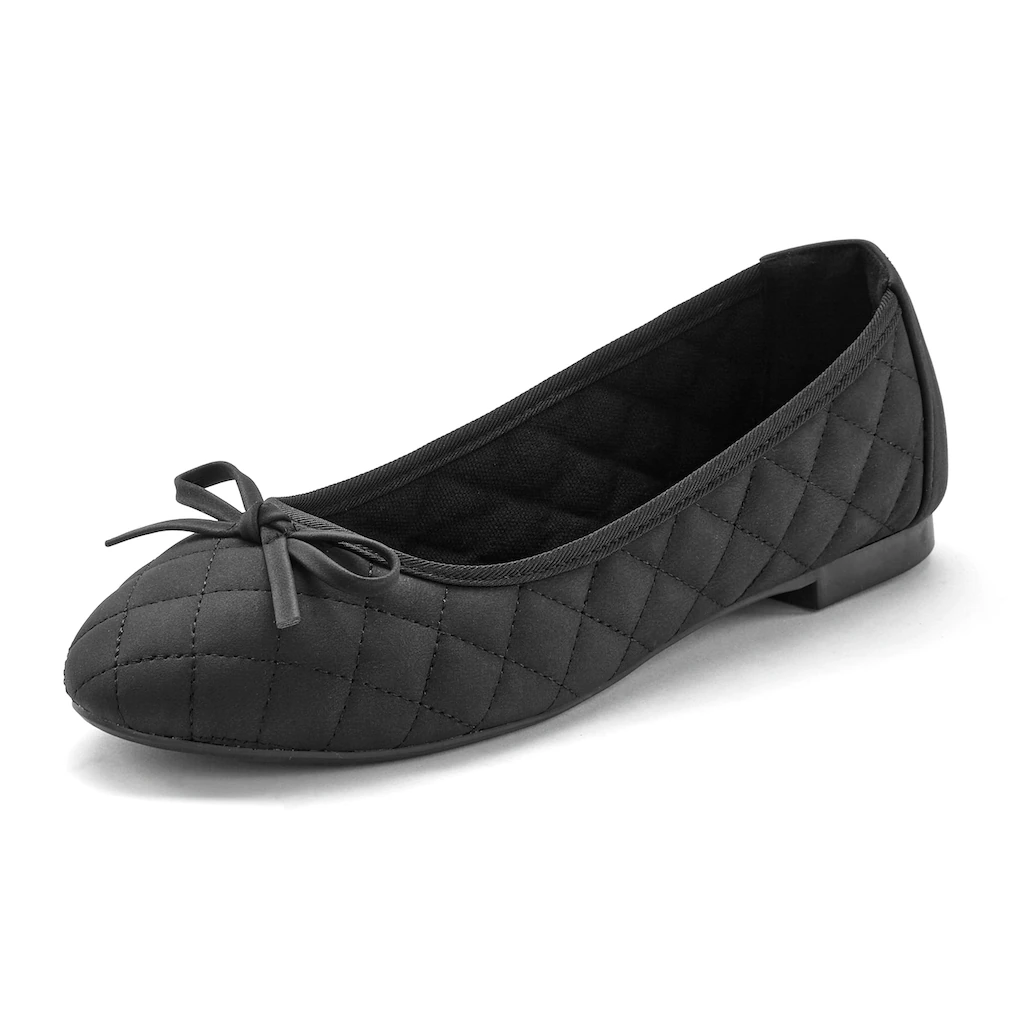LASCANA Ballerina mit Schleifenapplikation VEGAN online bestellen Zeitbegrenzte Promotion