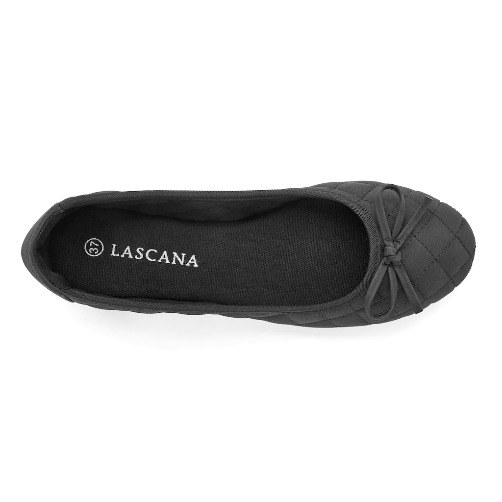 LASCANA Ballerina mit Schleifenapplikation VEGAN online bestellen Zeitbegrenzte Promotion