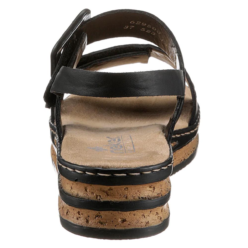 Rieker Keilsandalette Sommerschuh Sandale Keilabsatz mit modischer Schmuckspange online bestellen Rabatte dieses Monats