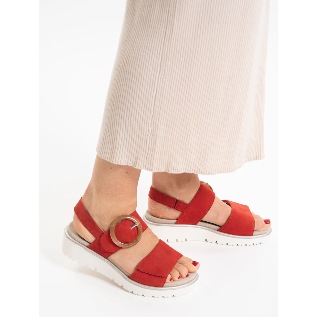 Ara Plateausandaletten »BILBAO« Sommerschuh Sandale Plateauabsatz mit Wechselfußbett G-Weite Super Sparpreis