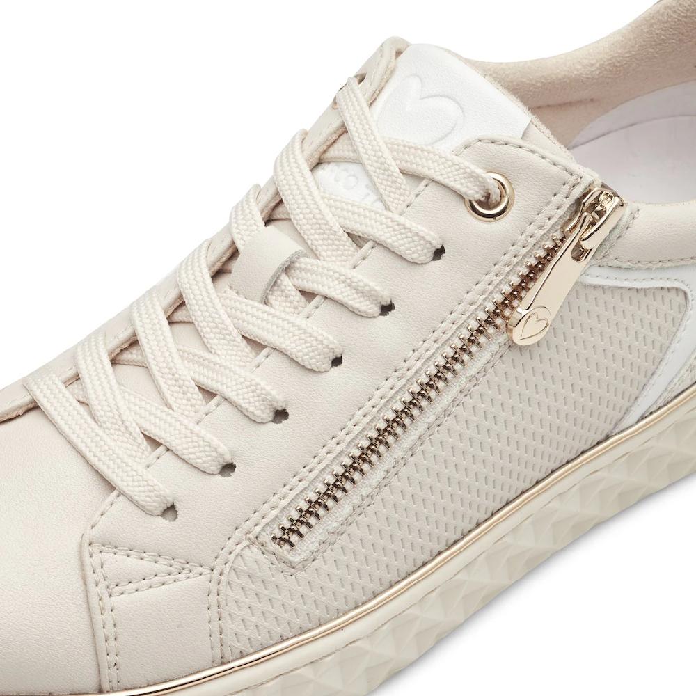 MARCO TOZZI Plateausneaker Freizeitschuh Halbschuh Schnürschuh mit seitlichem Reißverschluss kaufen Kostenlose Rückgabe