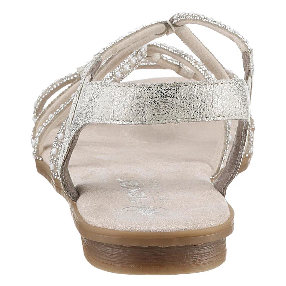 Rieker Riemchensandale Sommerschuh Sandalette Blockabsatz mit Gummizügen für guten Sitz kaufen Letzte 3 Tage
