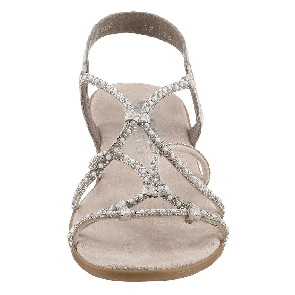 Rieker Riemchensandale Sommerschuh Sandalette Blockabsatz mit Gummizügen für guten Sitz kaufen Letzte 3 Tage