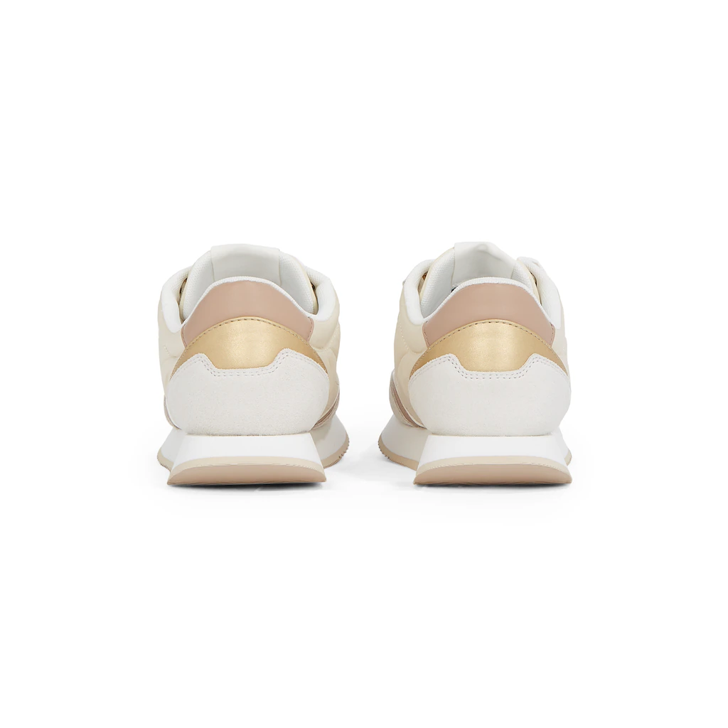 Tommy Hilfiger Plateausneaker »ESSENTIAL RUNNER« Freizeitschuh Halbschuh Schnürschuh mit Kontrastbesätzen online bestellen Im Verkauf