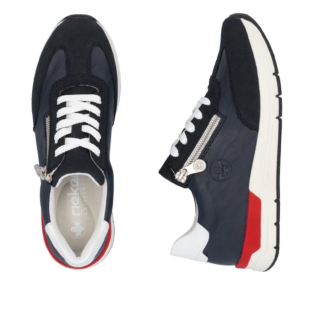 Rieker Keilsneaker Halbschuh Freizeitschuh Schnürschuh mit seiltichem Reißverschluss online bestellen Limitierter Zeitrabatt