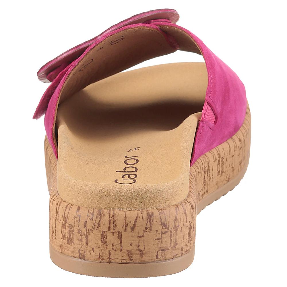 Gabor Pantolette Plateau Sommerschuh Bequemschuh Best Fitting für gute Passform Black Friday
