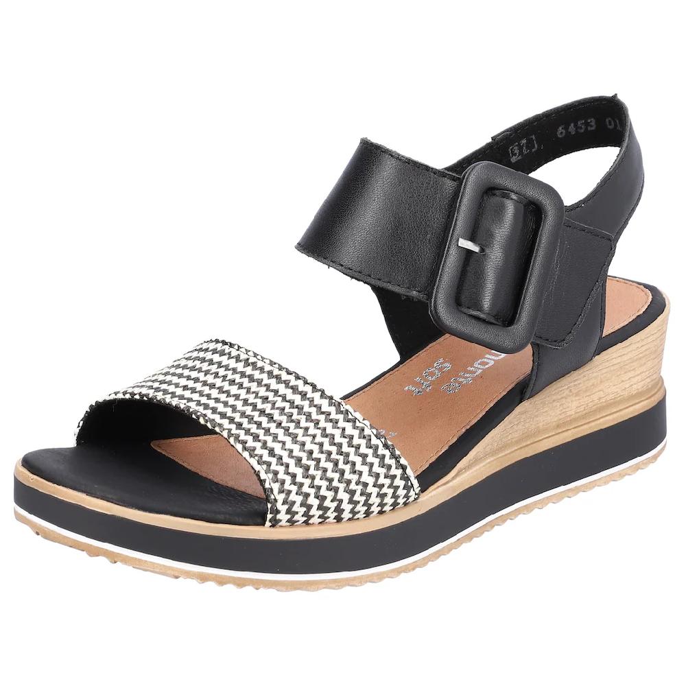 Remonte Sandalette »ELLE-Collection« Sommerschuh Sandale Bequemschuh mit Klett unter der Zierschnalle online kaufen