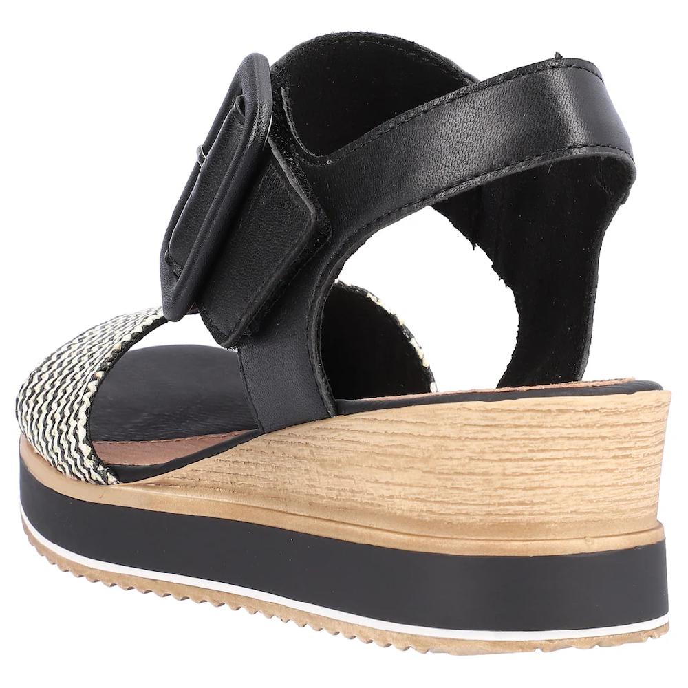 Remonte Sandalette »ELLE-Collection« Sommerschuh Sandale Bequemschuh mit Klett unter der Zierschnalle online kaufen Lagerräumung