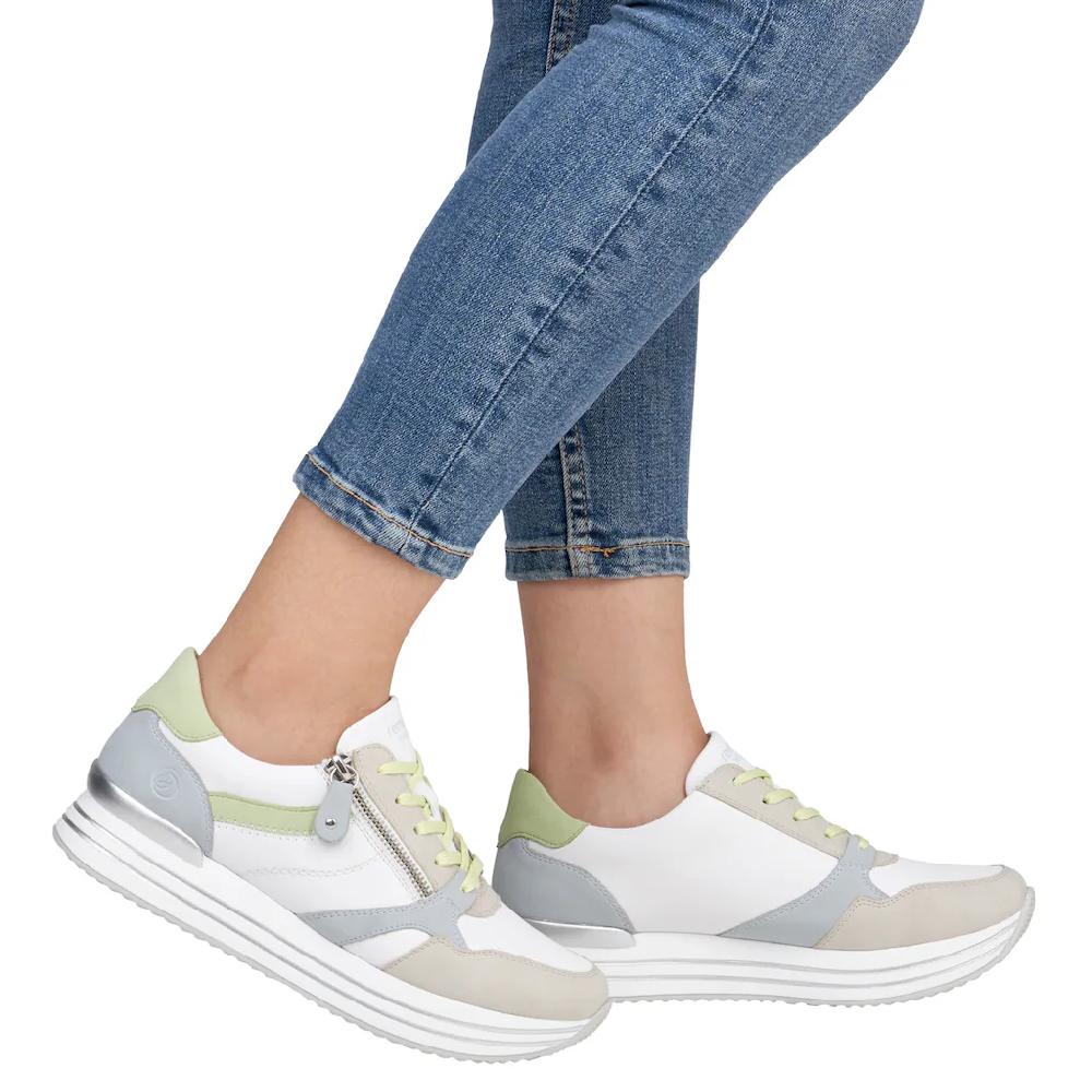 Remonte Plateausneaker Freizeitschuh Halbschuh Schnürschuh mit loser Soft-Einlage ▷ für Blitzangebot