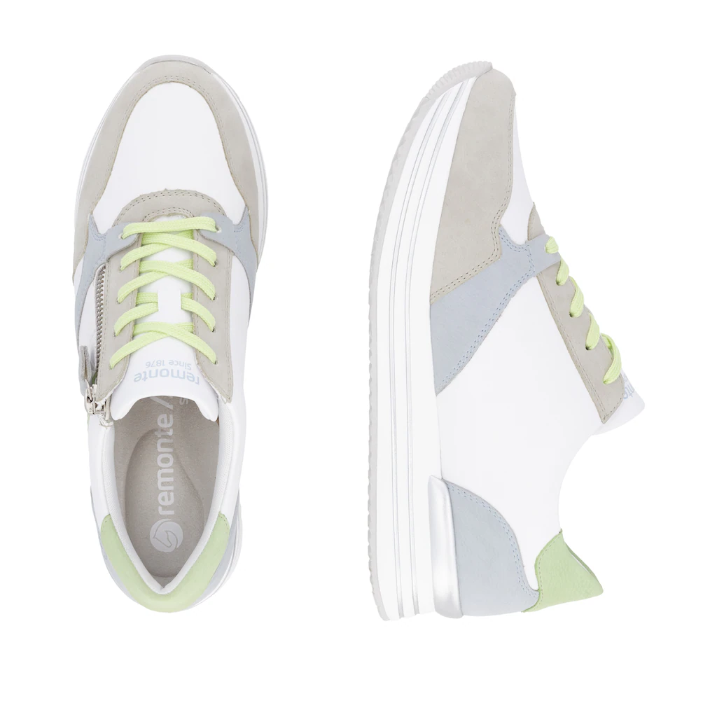 Remonte Plateausneaker Freizeitschuh Halbschuh Schnürschuh mit loser Soft-Einlage ▷ für Blitzangebot