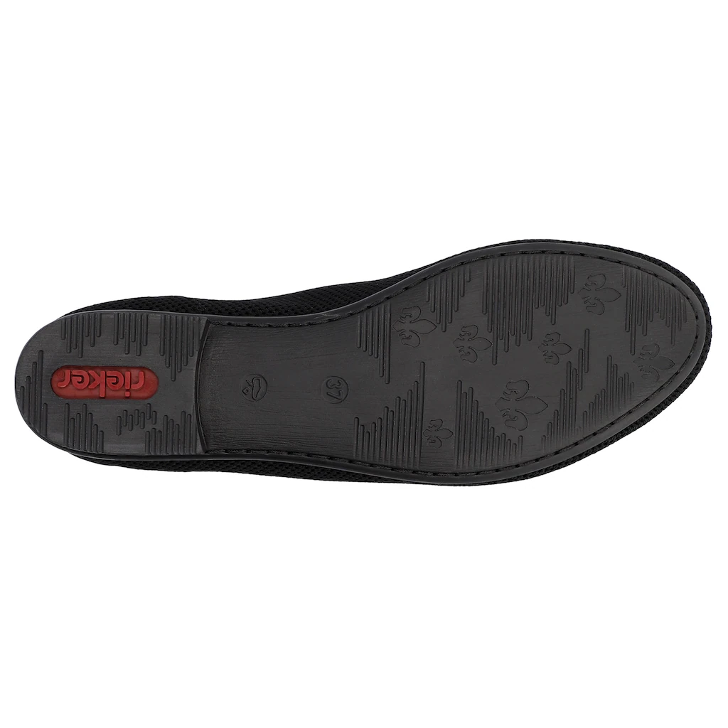 Rieker Slipper Loafer Business Schuh mit Strass-Steinchen verziert ▷ für Super Sparpreis