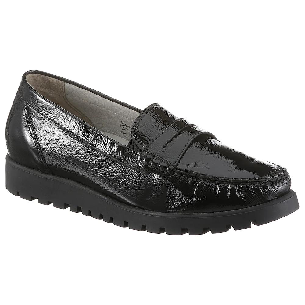 Waldläufer Mokassin »HEGLI« Slipper Bequemschuh aus Lackleder in komfortabler Schuhweite H online kaufen Kostenlose Rückgabe