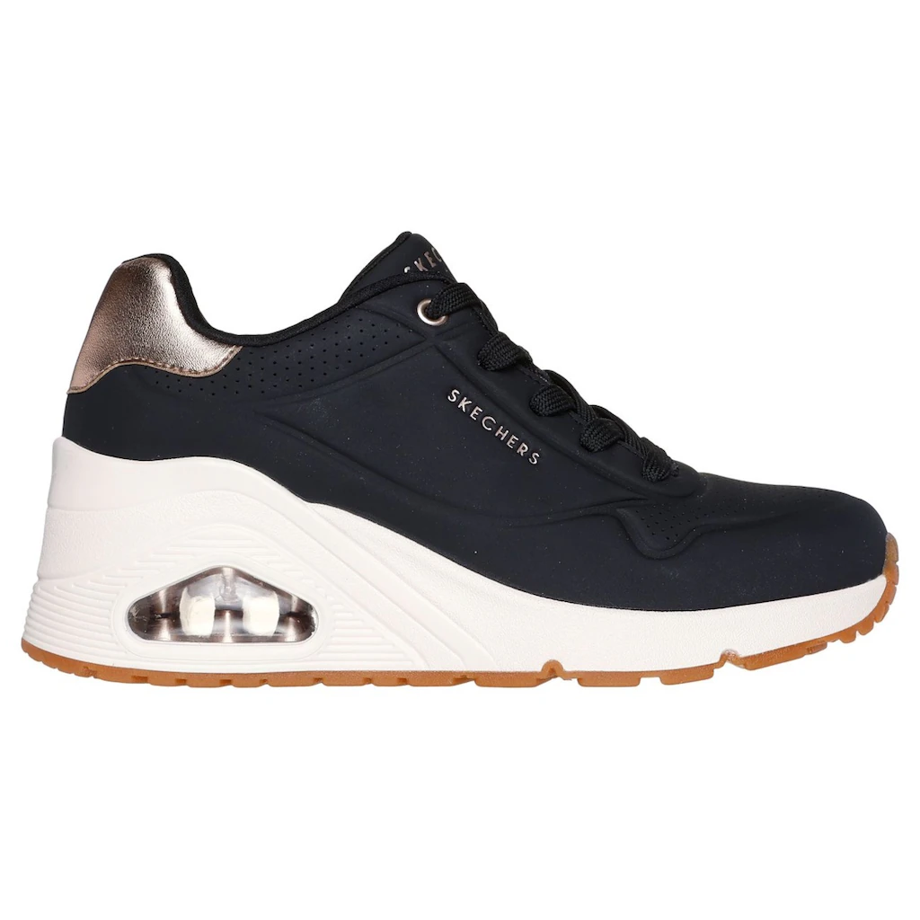 Skechers Sneaker »UNO WEDGE-HI STEPS« Keilsneaker Schnürschuh mit Air-Cooled Memory Foam bestellen Letzte 2 Tage