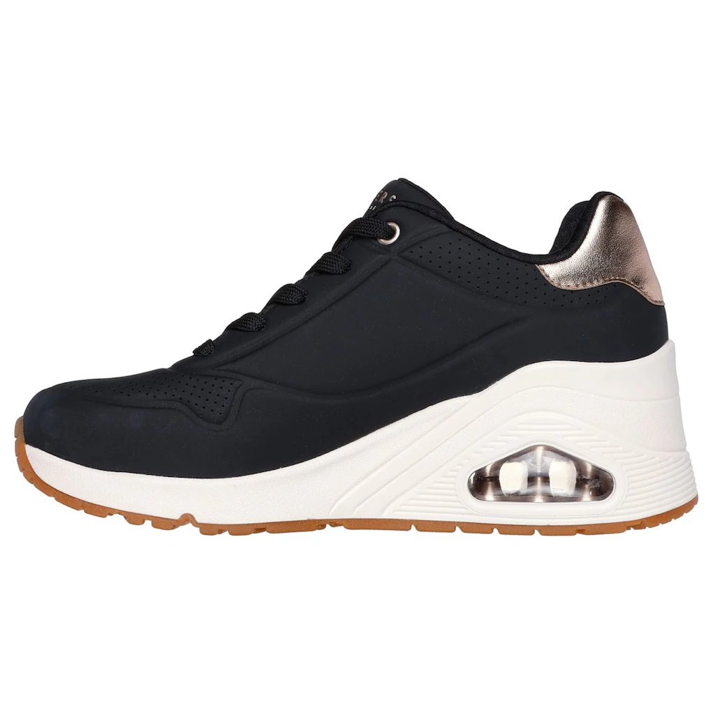 Skechers Sneaker »UNO WEDGE-HI STEPS« Keilsneaker Schnürschuh mit Air-Cooled Memory Foam bestellen Letzte 2 Tage