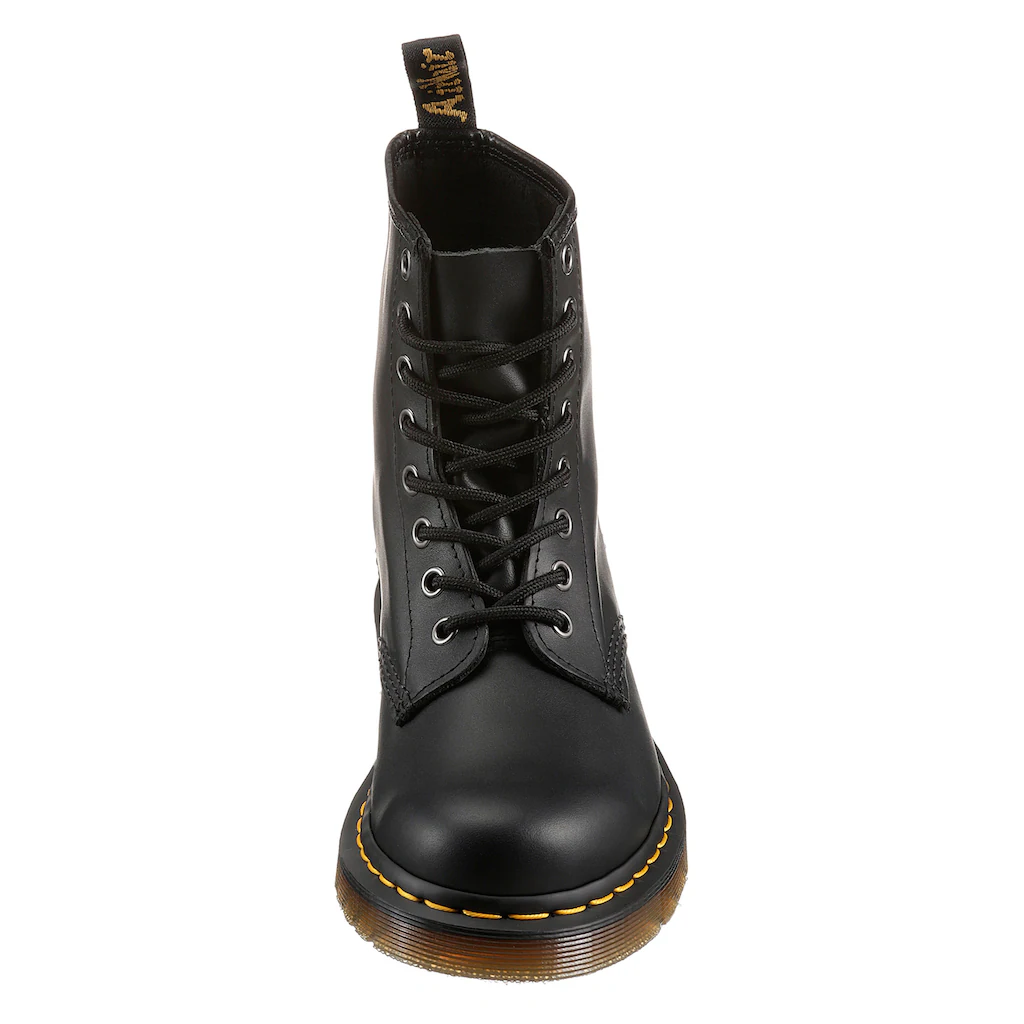 DR. MARTENS Schnürstiefel »1460 8 Eye Boot« Festival Blockabsatz Schnürboots mit gelber Rahmennaht ▷ für Sonderangebot der Fabrik