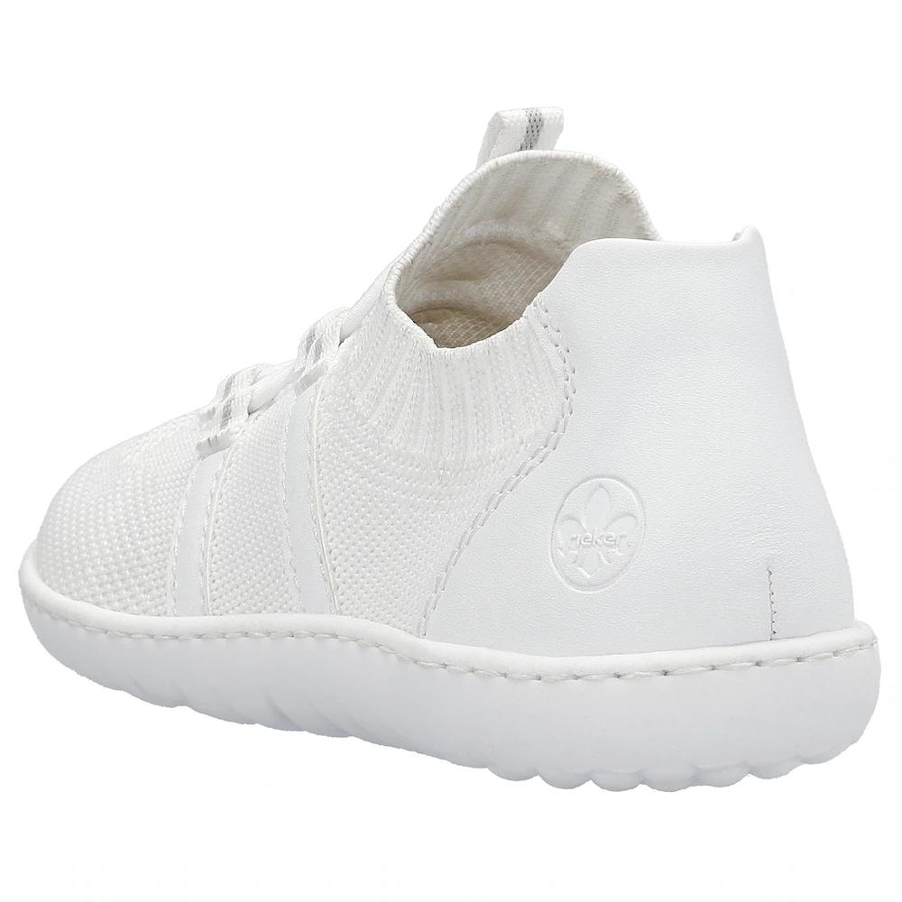 Rieker Slip-On Sneaker »Barfußschuh« Slipper Freizeitschuh Halbschuh mit elastischem Strickschaft online kaufen Riesige Rabatte