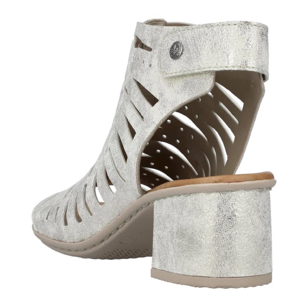 Rieker Sandalette Sommerschuh Sandale Blockabsatz im Metallic-Look online kaufen Speichern exportieren