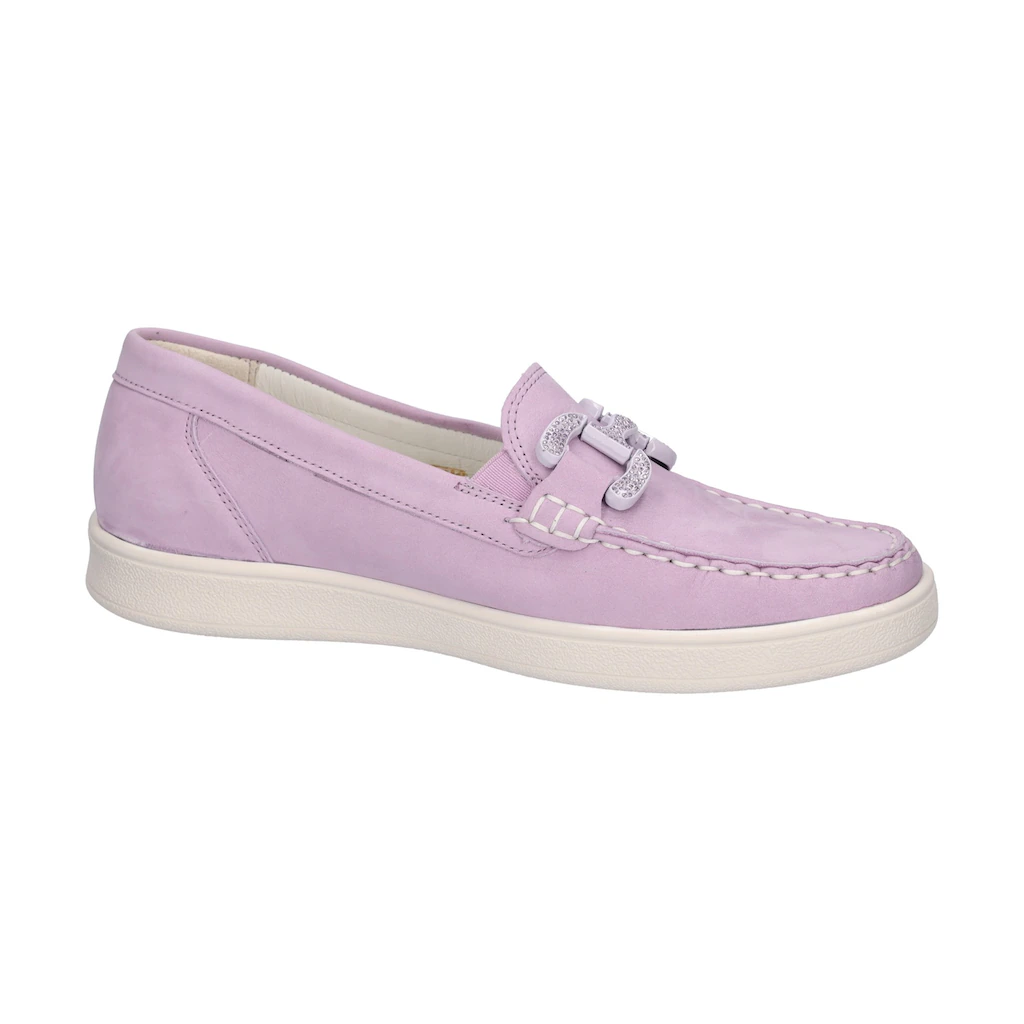 Waldläufer Mokassin »H-DAISY« Slipper Bequemschuh Schlupfschuh H-Weite mit Strass-Steinchen Black Friday Preise