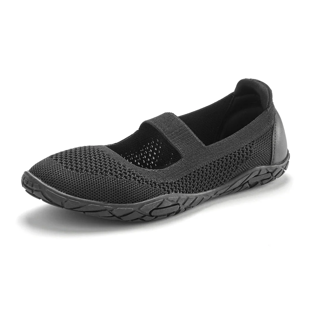 LASCANA Sneaker Ballerinas »Riemchenballerina Slip-On-Sneaker« Freizeitschuh Slipper Halbschuh superleicht flexible Sohle VEGAN bestellen Rabatte dieses Monats