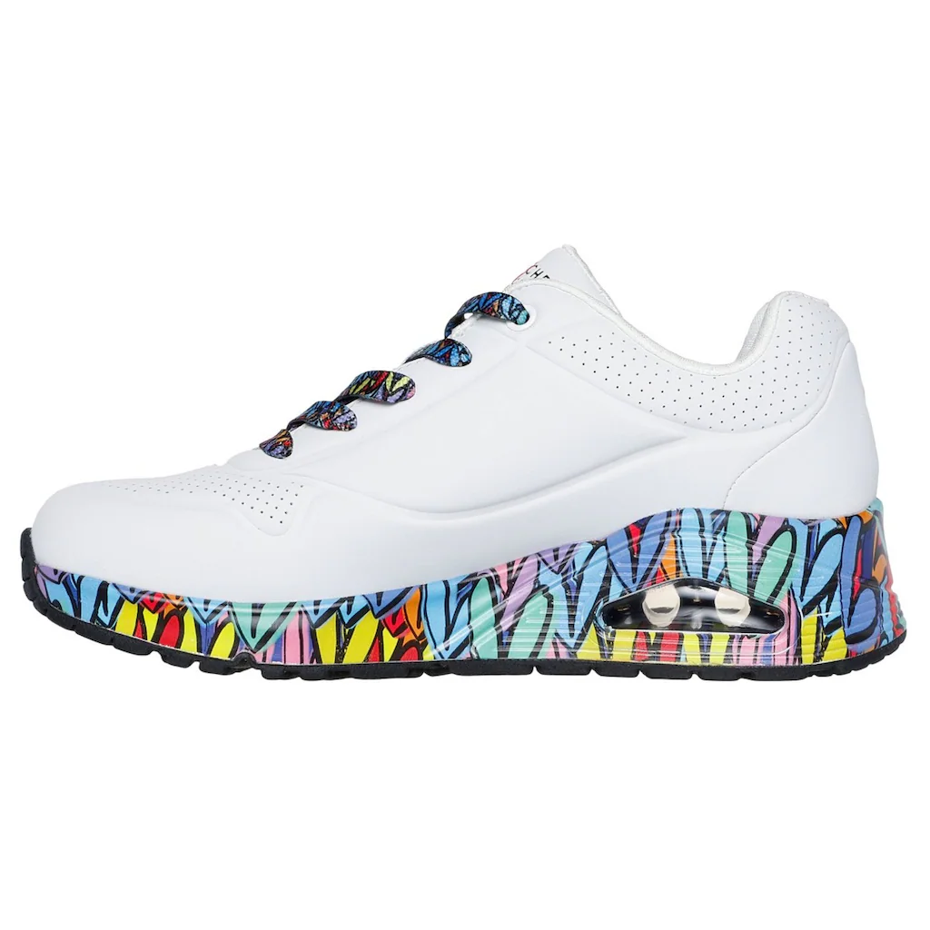 Skechers Sneaker »UNO« Plateausneaker Schnürschuh mit Keilabsatz kaufen Fabrikpreis