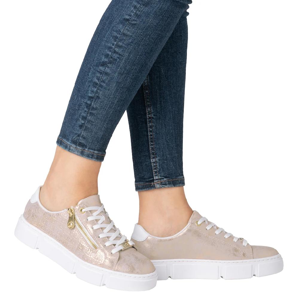 Rieker Plateausneaker Freizeitschuh Halbschuh Schnürschuh mit Reißverschluss kaufen Cyber Monday