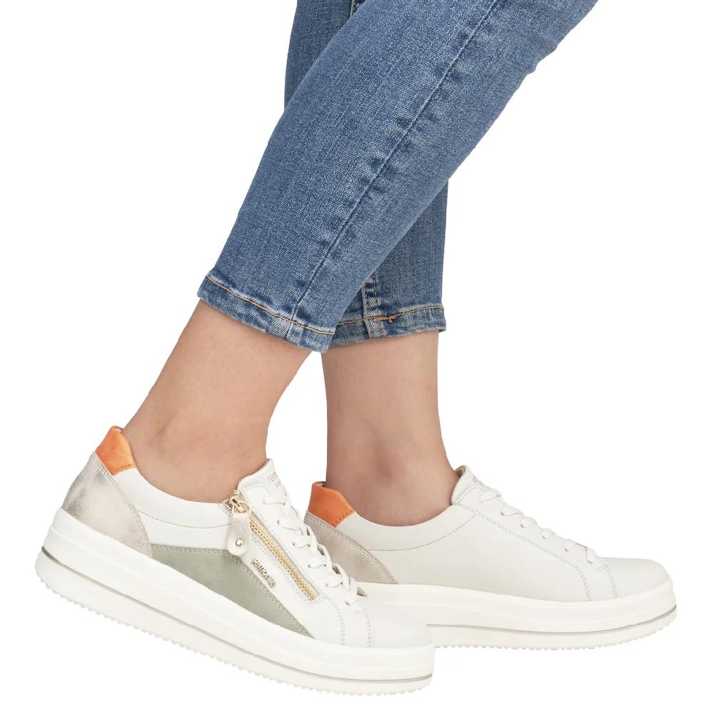 Remonte Plateausneaker Freizeitschuh Halbschuh Schnürschuh mit Soft-Einlage kaufen Blitzangebot