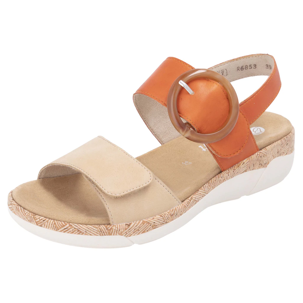 Remonte Keilsandalette Sommerschuh Riemchensandale praktische Klettverschlüsse kaufen