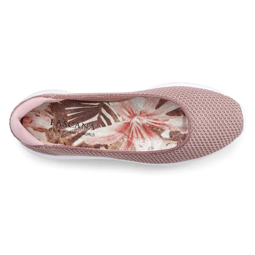 LASCANA Ballerina »Sneaker Ballerinas « Freizeitschuh Slipper Halbschuh Sneaker Slip-In leichte Mesh-Optik kaufen Super Sparpreis