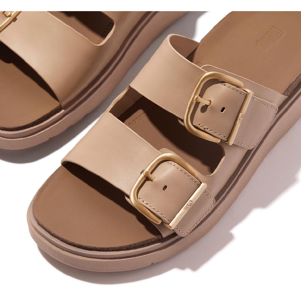 Fitflop Pantolette »GEN-FF« Keilabsatz Sommerschuh Schlappen mit Microwobbleboard-Innensohle Kostenlose Rückgabe