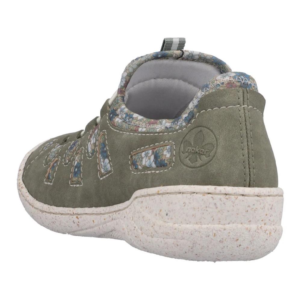 Rieker Slip-On Sneaker Slipper Schlupfschuh Freizeitschuh mit Blumendruck online bestellen Zeitbegrenzte Promotion