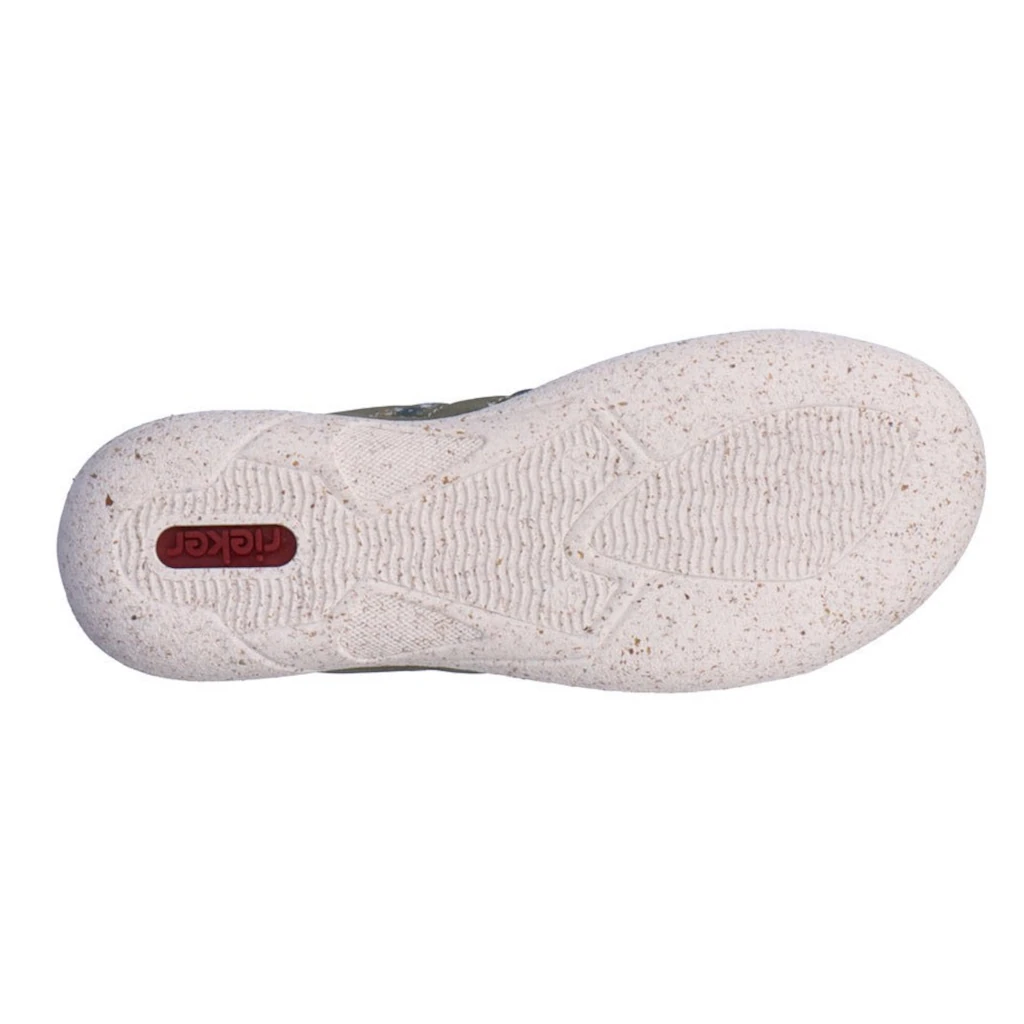 Rieker Slip-On Sneaker Slipper Schlupfschuh Freizeitschuh mit Blumendruck online bestellen Zeitbegrenzte Promotion
