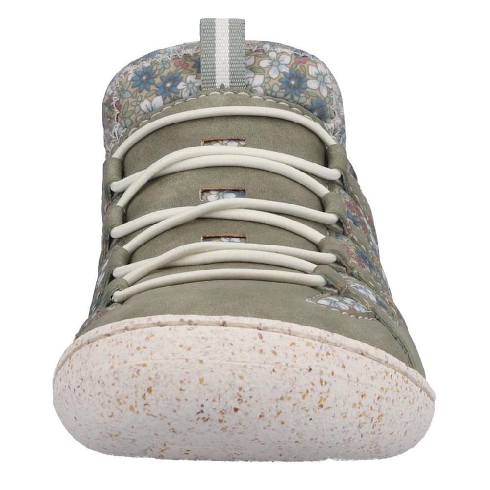 Rieker Slip-On Sneaker Slipper Schlupfschuh Freizeitschuh mit Blumendruck online bestellen Zeitbegrenzte Promotion