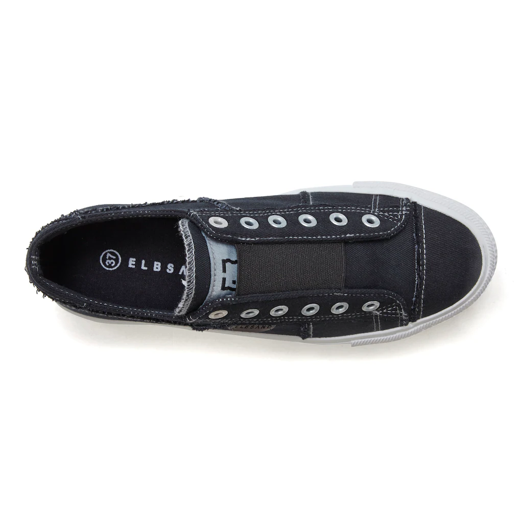 Elbsand Slip-On Sneaker aus Textil bequemer Elastik Einsatz Halbschuh Slipper Freizeitschuh kaufen Vierteljährliche Förderung