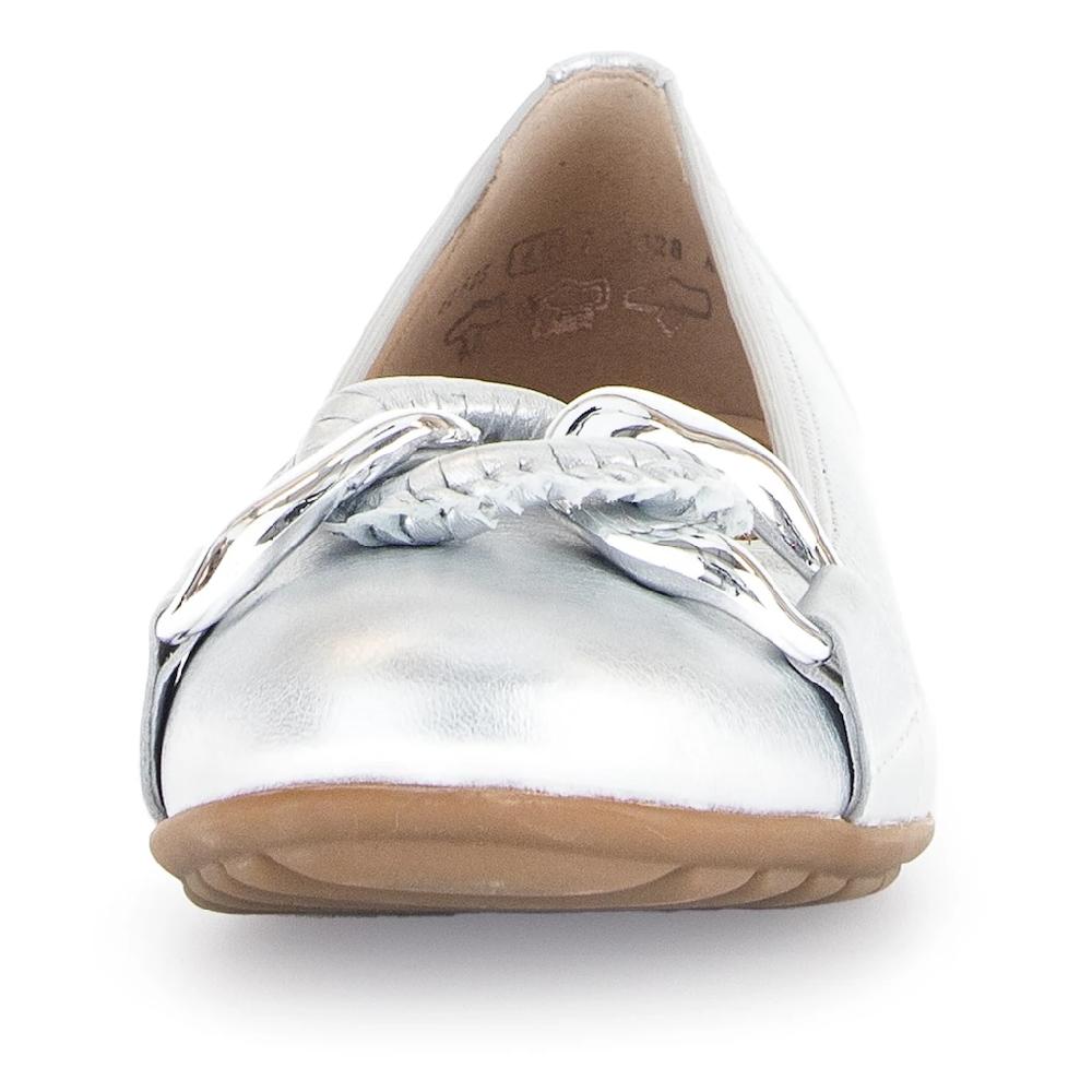Gabor Ballerina »FLORENZ« Keilabsatz Businessschuh Halbschuh Schlupfschuh mit Zierkette bestellen 50% Rabatt mit kostenlosem Versand