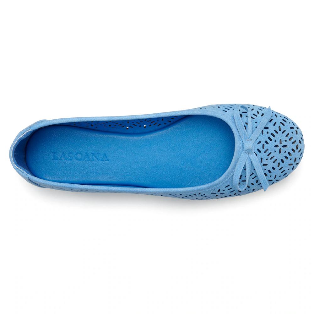 LASCANA Ballerina Freizeitschuh Slipper Halbschuh mit kleinen Cut-Outs VEGAN online bestellen Online