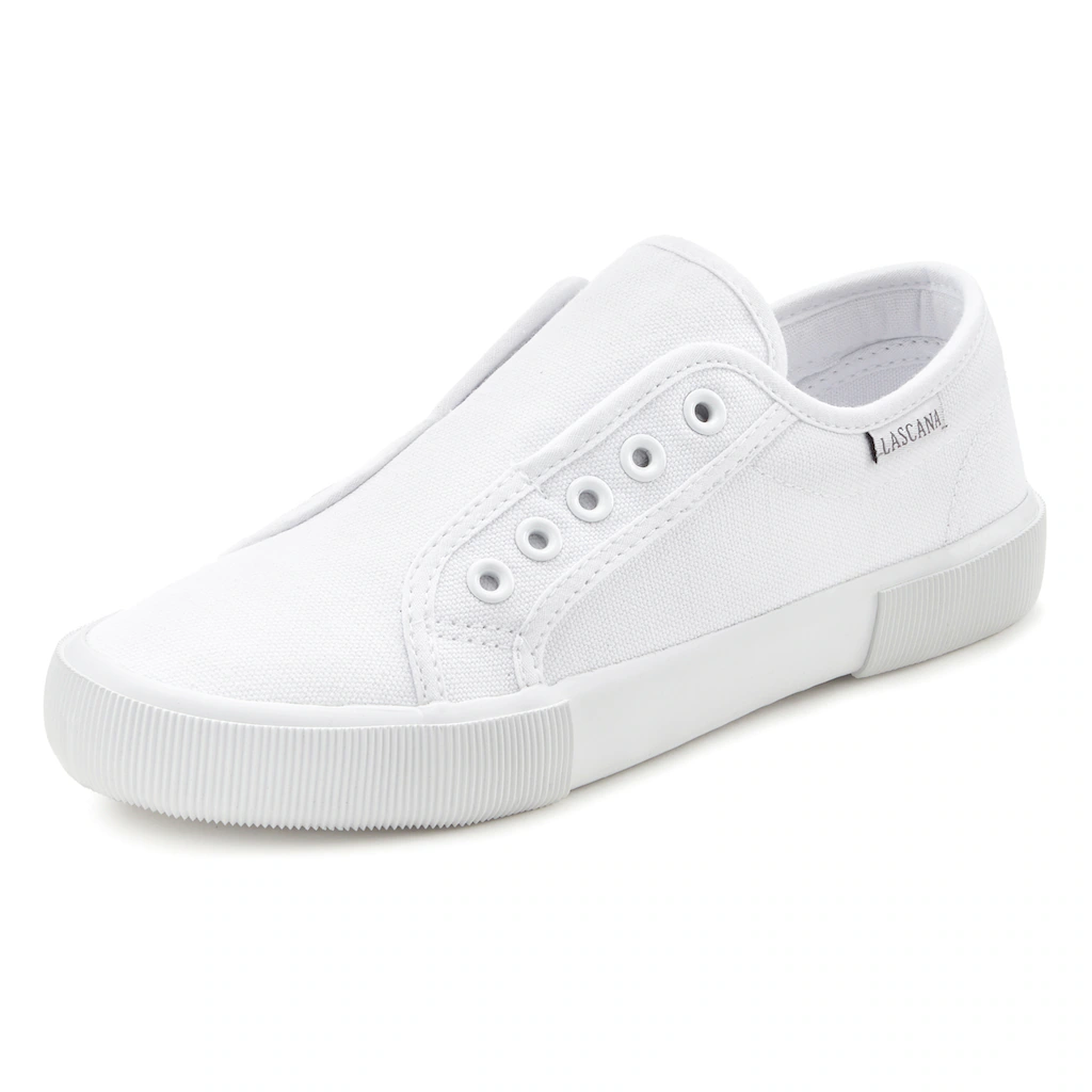 LASCANA Sneaker »Slip-On-Sneaker« Slipper Halbschuh bequem zum Reinschlüpfen Angebote