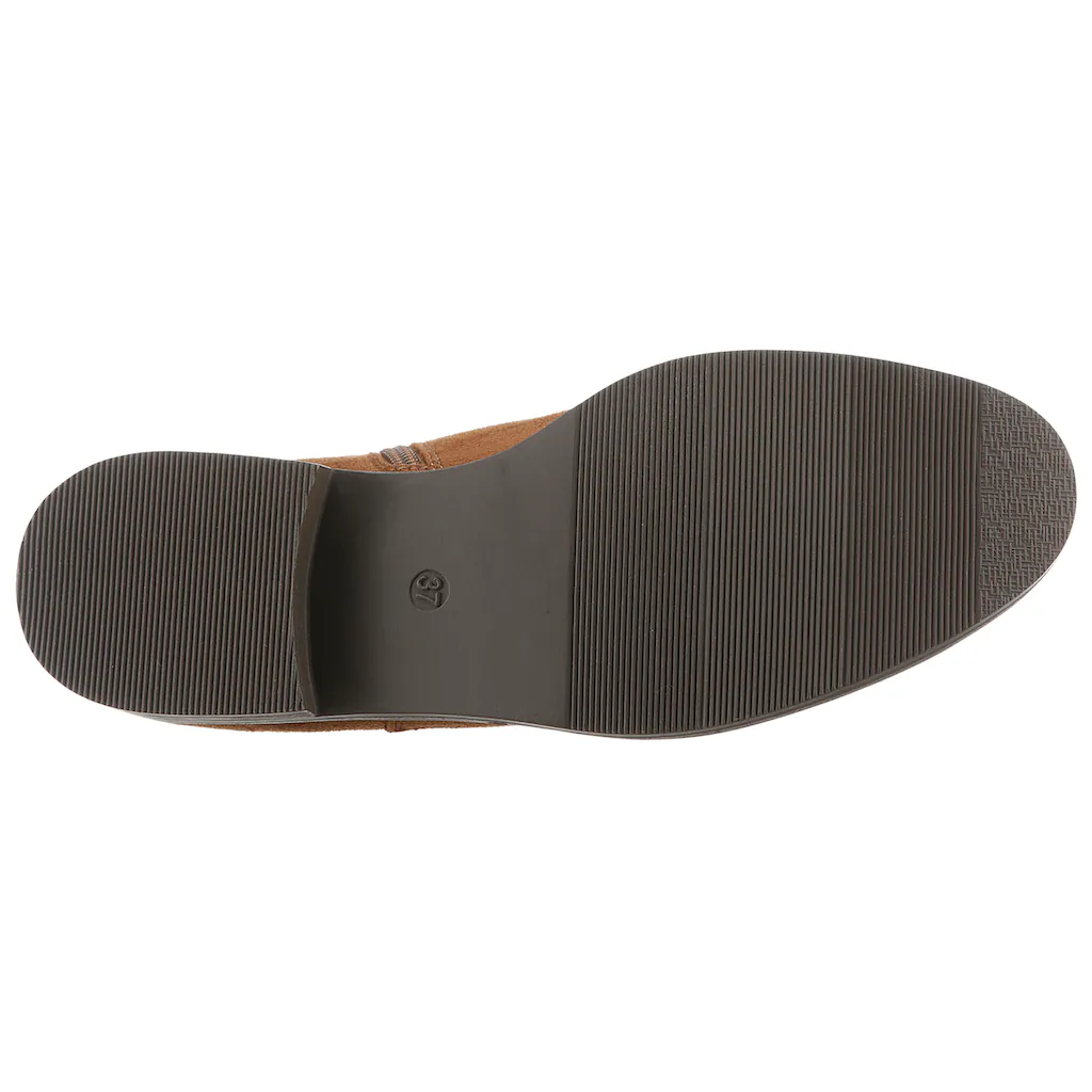 Aniston SHOES Chelseaboots Stiefelette Blockabsatz mit breitem Stretch - NEUE KOLLEKTION online kaufen Fabrikverkauf