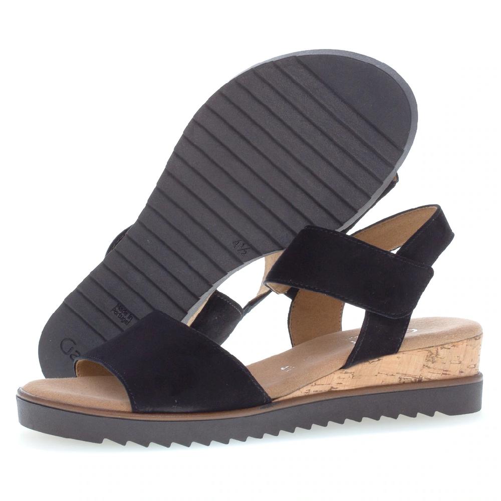 Gabor Sandalette »GENUA« Sommerschuh Sandale Keilabsatz mit kleinem Stretch Weite G online kaufen Exklusivangebot