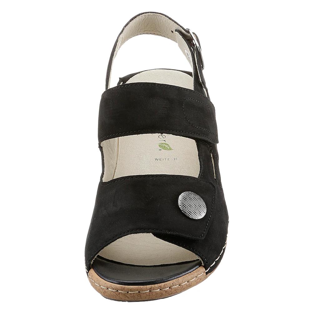 Waldläufer Riemchensandale »HELIETT« Sommerschuh Sandalette Keilabsatz mit Wechselfußbett H-Weite kaufen Black Friday