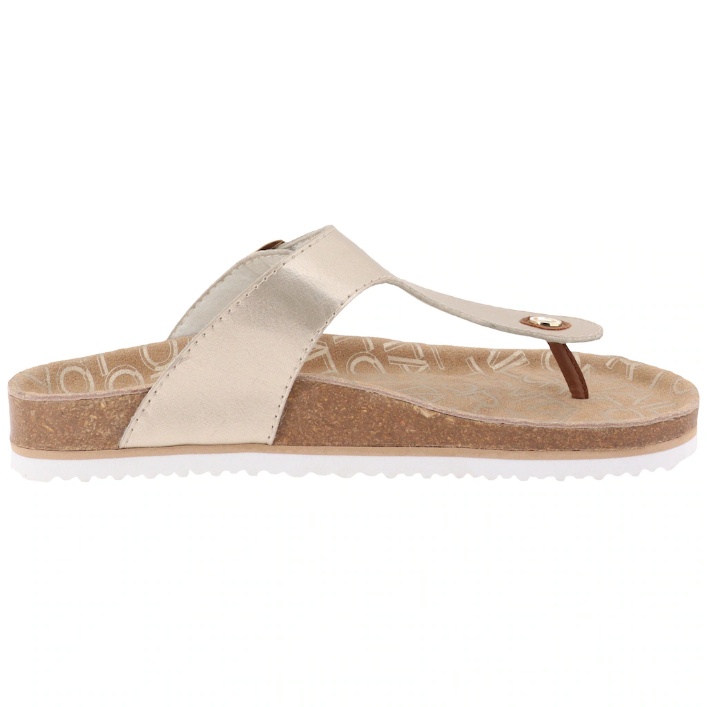 TOM TAILOR Zehentrenner Sommerschuh Schlappen Dianette mit verstellbarer Schnalle ▷ für Valentinstagsangebot