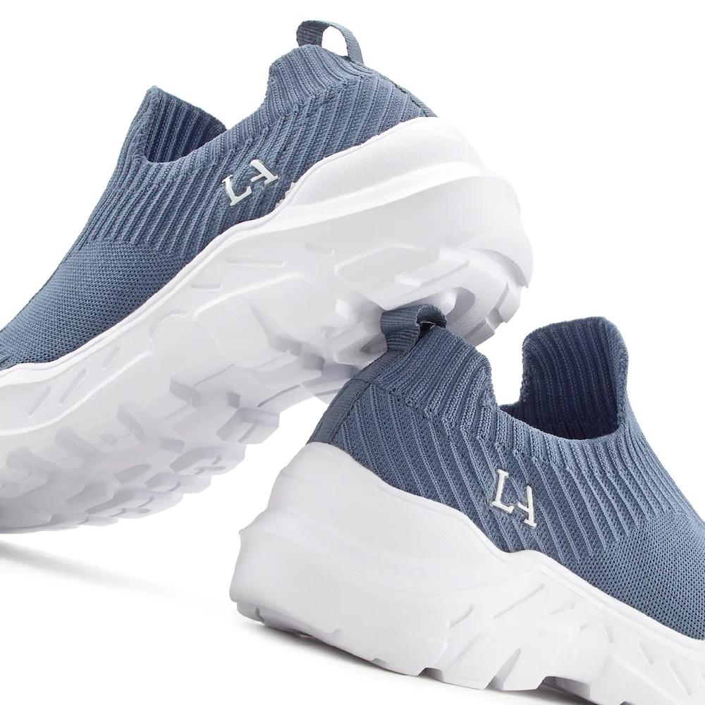 LASCANA Sneaker »Slip-On-Sneaker Halbschuh Slipper« Freizeitschuh elastisches Mesh leichte Sohle VEGAN bestellen Exklusive Angebote
