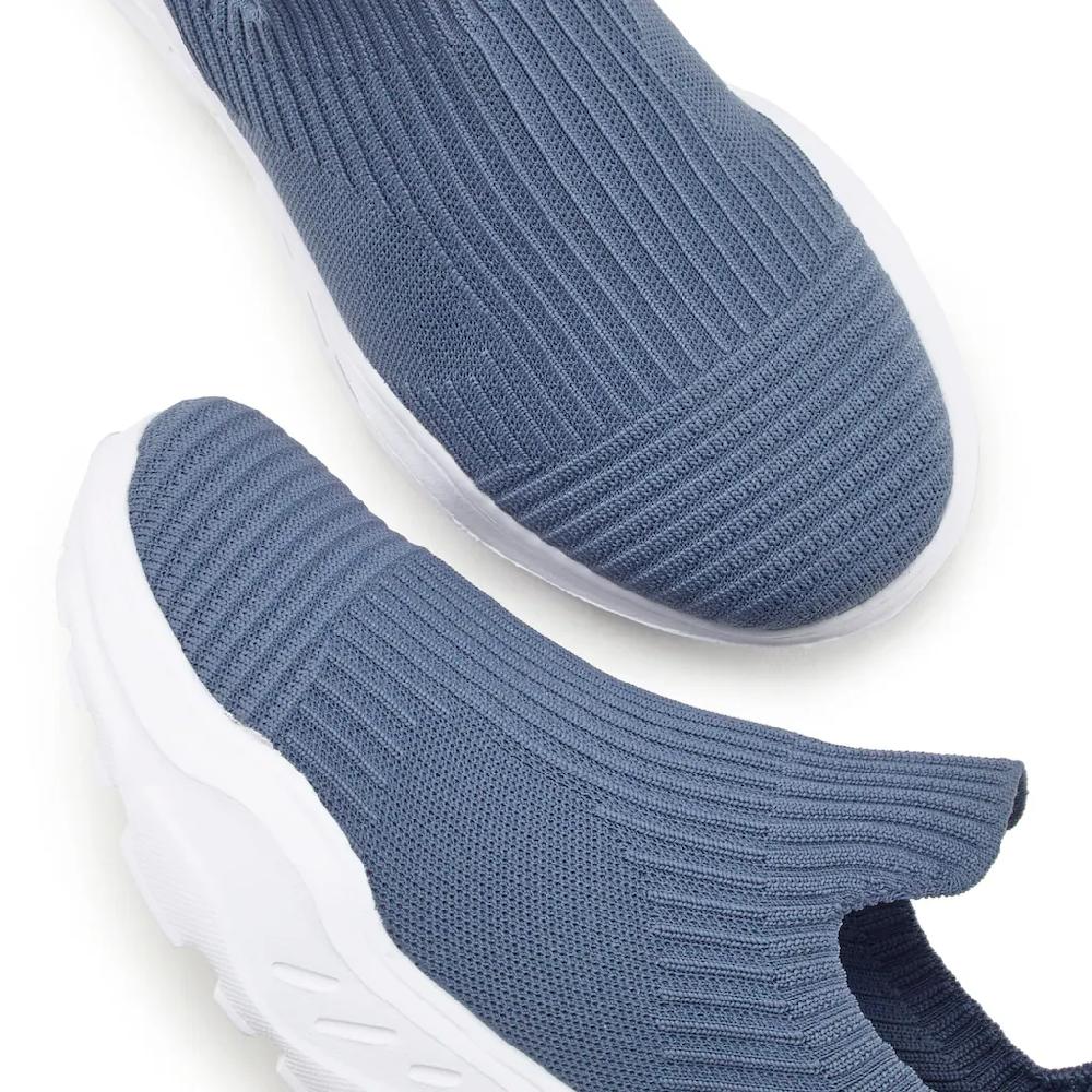 LASCANA Sneaker »Slip-On-Sneaker Halbschuh Slipper« Freizeitschuh elastisches Mesh leichte Sohle VEGAN bestellen Exklusive Angebote