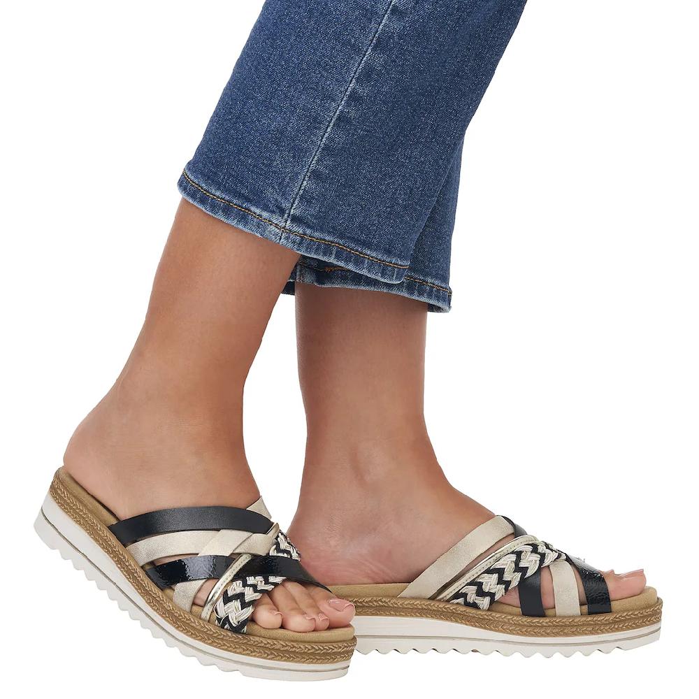 Remonte Keilpantolette Keilabsatz Schlupfschuh Sommerschuh in veganer Verarbeitung online bestellen Riesige Ersparnisse