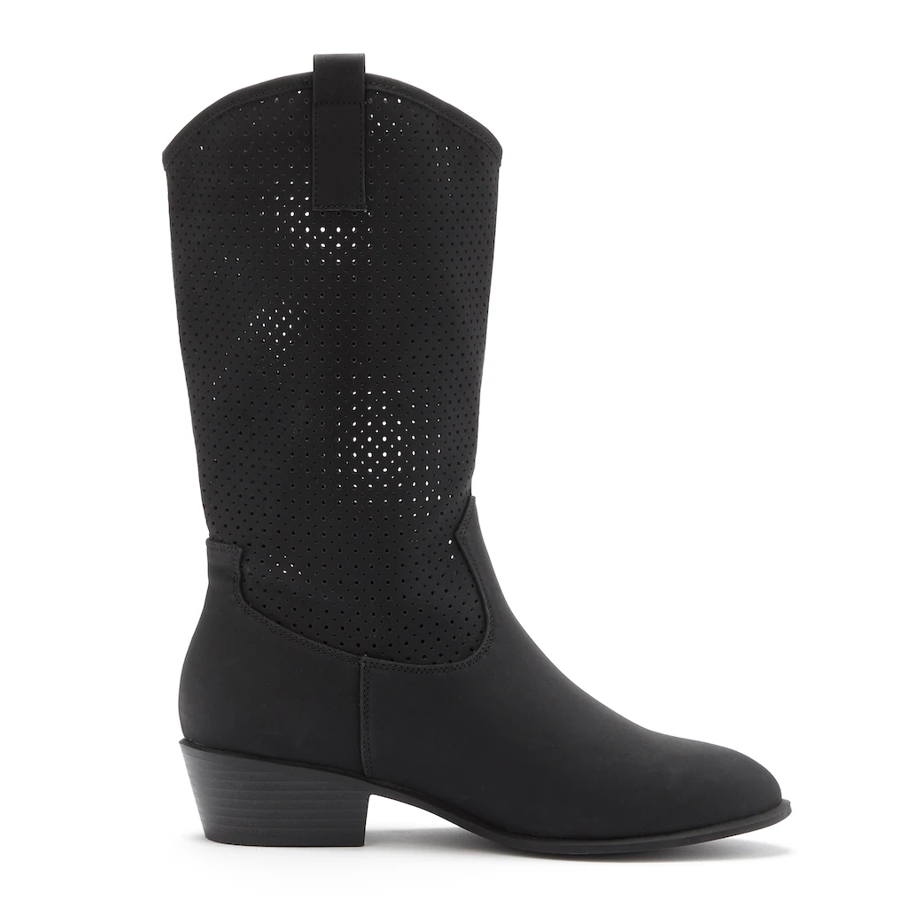LASCANA Westernstiefel Sommer Boots Ankle Stiefelette Schlupfstiefel Cowboy-Look Cut-Outs kaufen Super Sparpreis