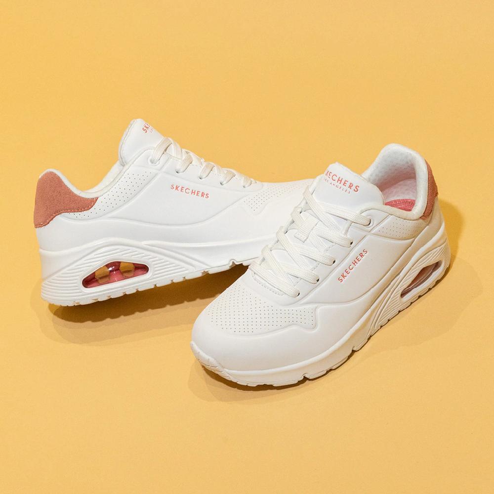 Skechers Sneaker »UNO - POP BACK« Freizeitschuh Halbschuh Schnürschuh komfortabler Skech-Air Funktion online bestellen Vierteljährliche Förderung