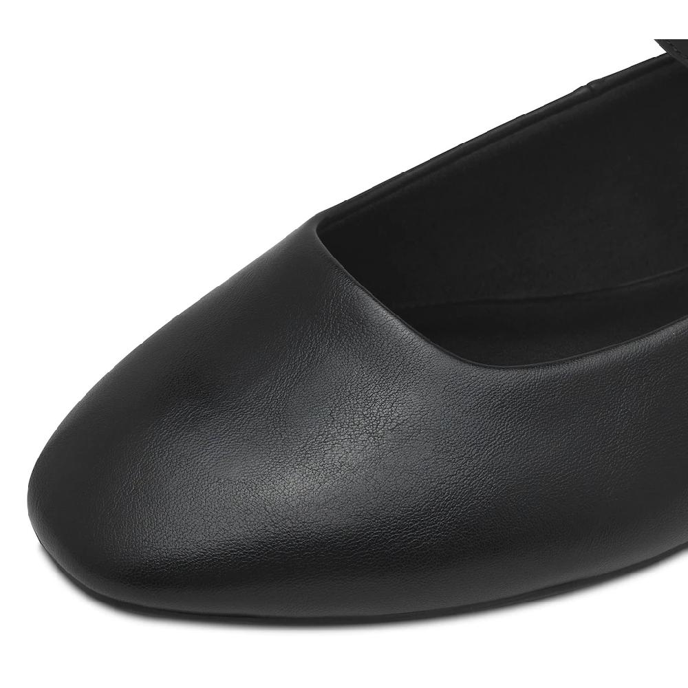 Tamaris Riemchenballerina Blockabsatz Businessschuh Flats in veganer Verarbeitung online kaufen Clearance-Verkauf