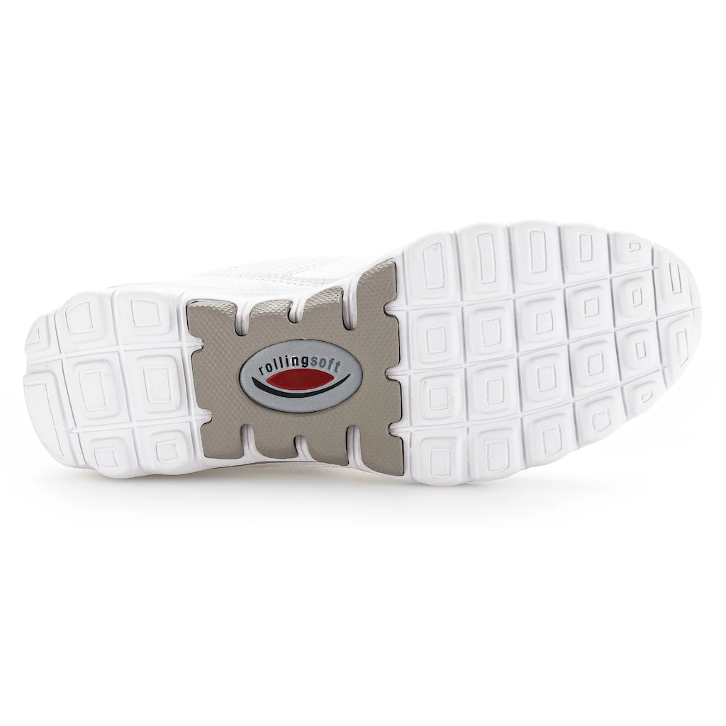 Gabor Rollingsoft Sneaker mit sportlichem Mesheinsatz Freizeitschuh Halbschuh Schnürschuh 50% Rabatt für begrenzte Zeit