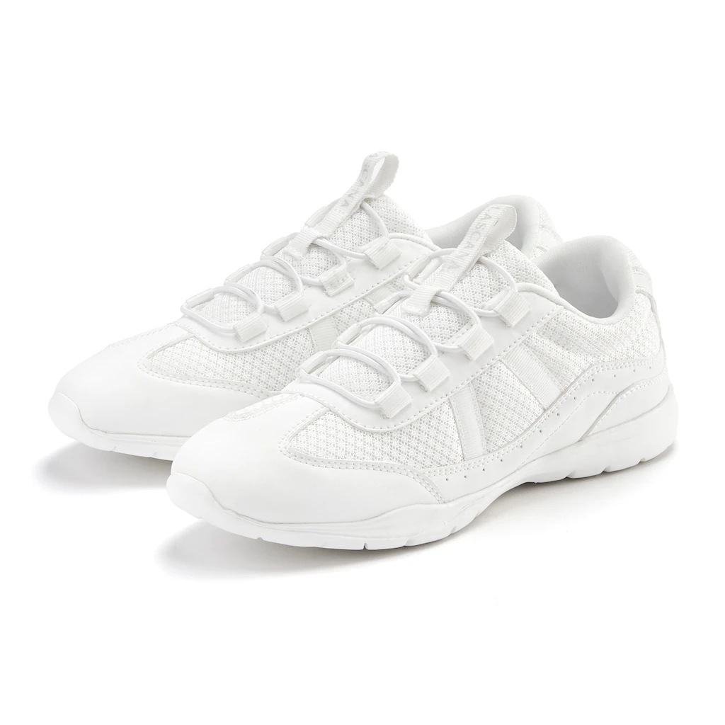 LASCANA Sneaker Slip-On Freizeitschuh Halbschuh mit elastischen Schnürbändern VEGAN kaufen Schlussverkauf